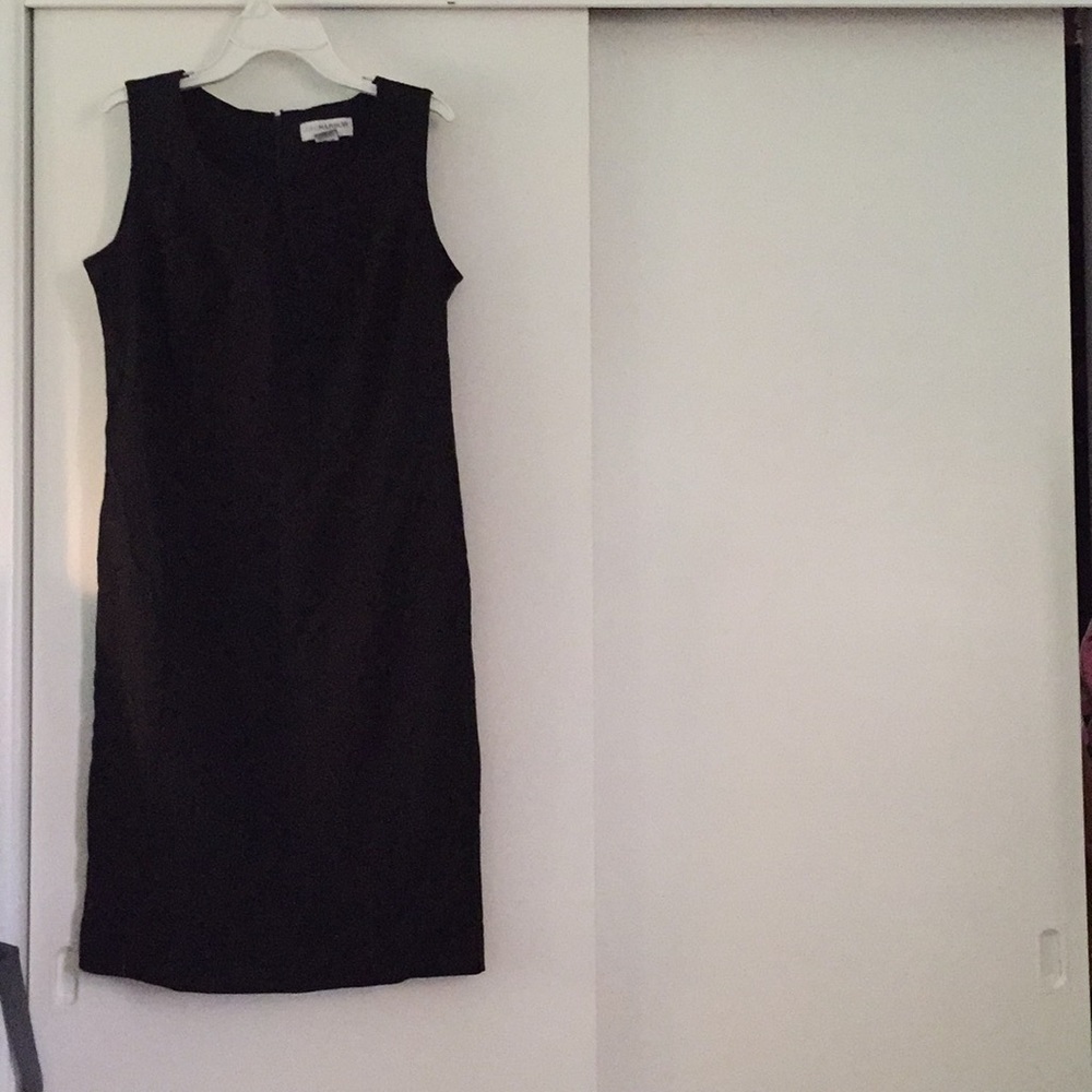 USED sag harbor women’s black dress